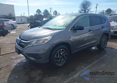 2016 Honda Cr-V Se from USA, damaged, VIN 2HKRM3H45GH554667